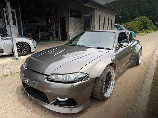 Front exterior of WIDEBODY S15 SILVIA SPEC-R SUPER HICAS.
