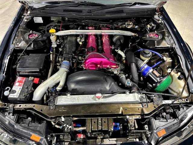 SR20DET Turbo engine.