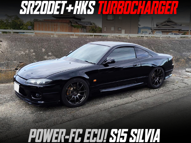 SR20DET+HKS TURBOCHARGER and POWER-FC ECU in the S15 SILVIA.
