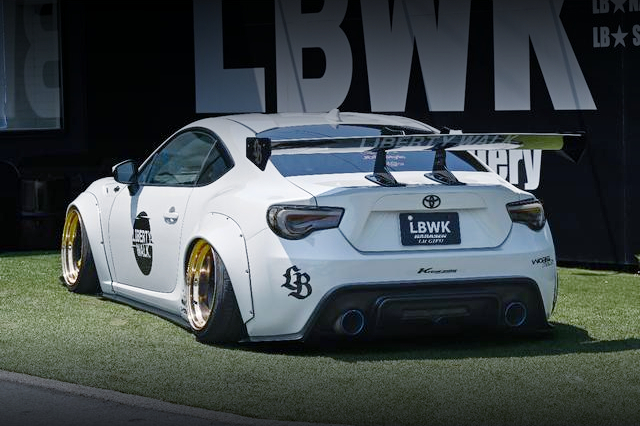 Rear exterior of LB-WORKS WODEBODY ZN6 TOYOTA 86GT.