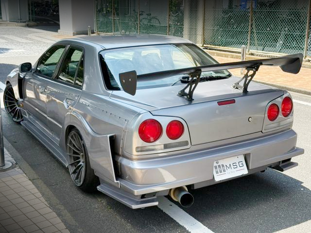 Rear exterior of URAS WIDEBODY ER34 SKYLINE 4-DOOR.
