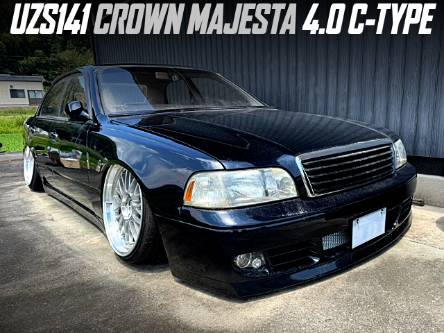 Custom Air Suspension installed UZS141 CROWN MAJESTA 4.0 C-TYPE.