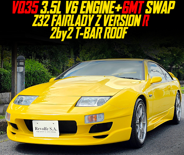 VQ35 3.5L V6 ENGINE+6MT swapped Z32 FAIRLADY Z VERSION R 2by2 T-BAR ROOF.