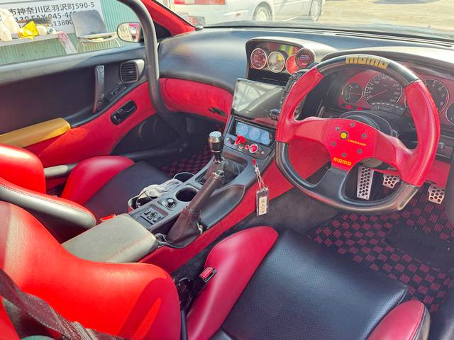 Interior of WIDEBODY Z32 FAIRLADY Z.