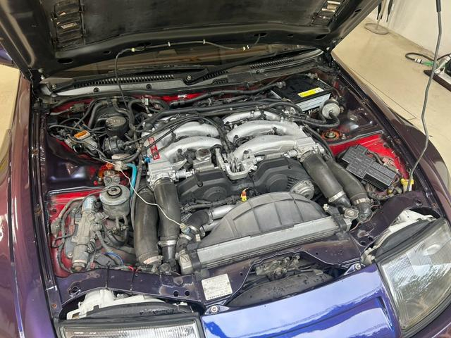 VG30DETT Twin Turbo engine.