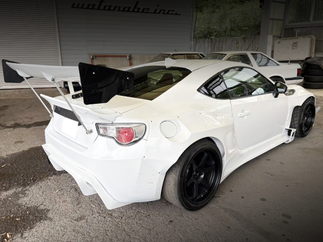 Rear exterior of WIDEBODY ZN6 TOYOTA 86GT.