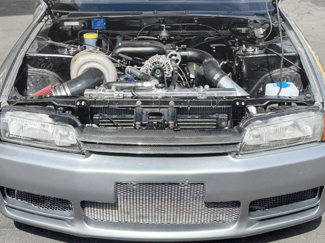 13B BRIDGE-PORT TURBO ENGINE installed R32 SKYLINE 2-DOOR.