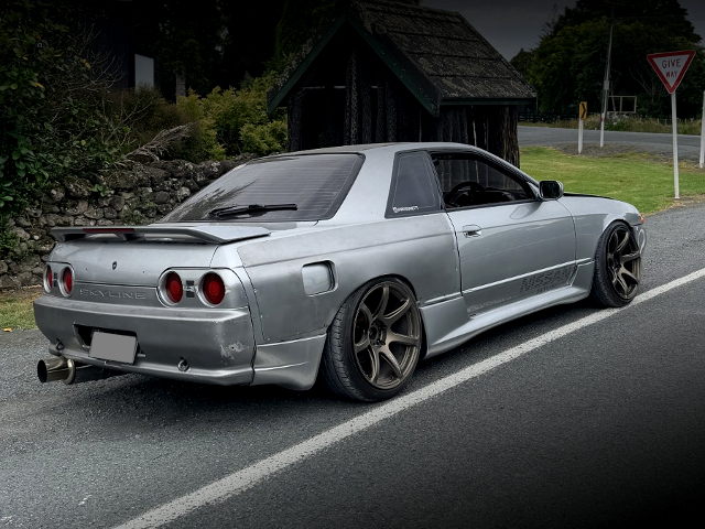 Rear exterior of R32 SKYLINE 2-DOOR.