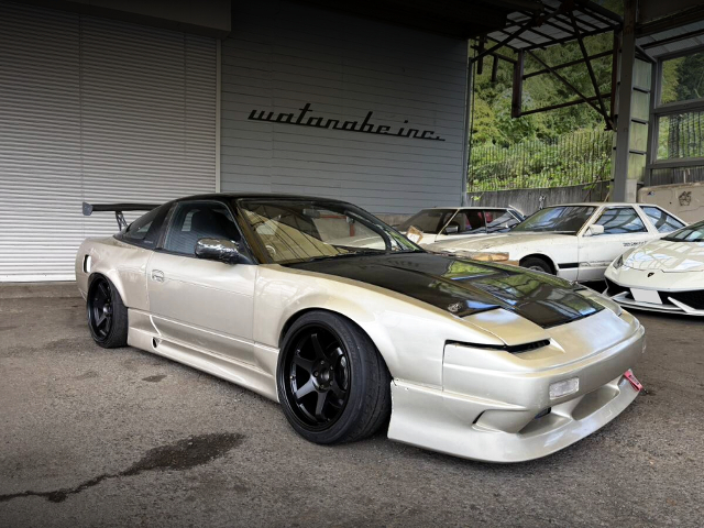 Front exterior of KOGUCHI POWER WIDEBODY RPS13 180SX.