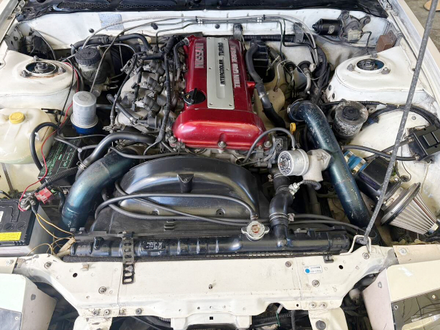 SR20DET Turbo engine of WIDEBODY RPS13 NISSAN 180SX.