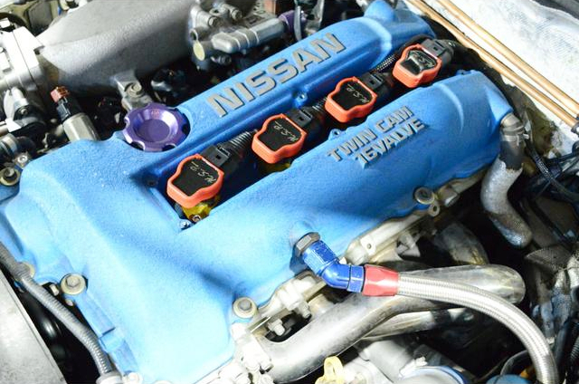SR20DET 2000cc TURBO ENGINE.