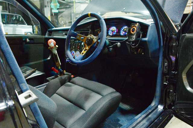 Interior of W201 MERCEDES-BENZ 190E SPORTLINE.