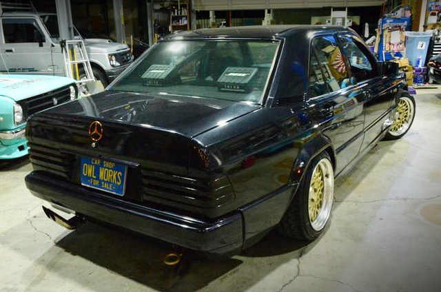 Rear exterior of W201 MERCEDES-BENZ 190E SPORTLINE.