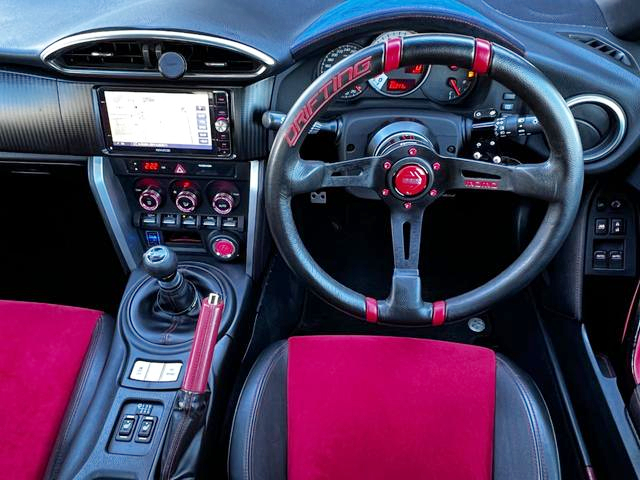 Interior of WIDEBODY ZN6 TOYOTA 86GT LIMITED.