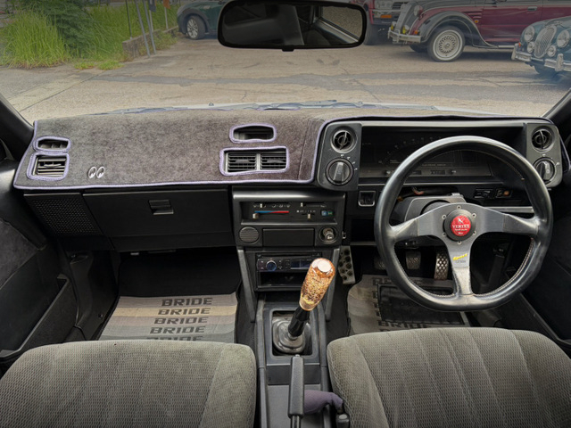 Interior of Stance Custom AE86 SPRINTER TRUENO GT-APEX.