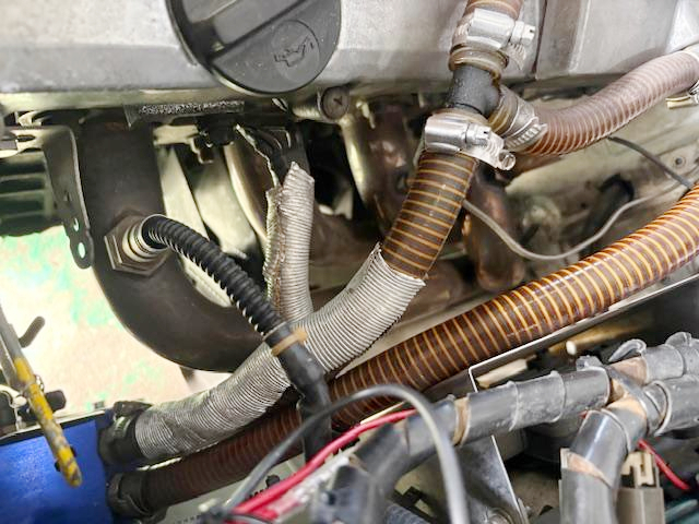 Exhaust Manifold on CA18DE engine.