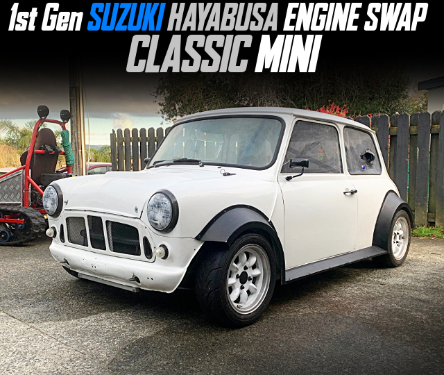 1st Gen SUZUKI HAYABUSA ENGINE swapped CLASSIC MINI.