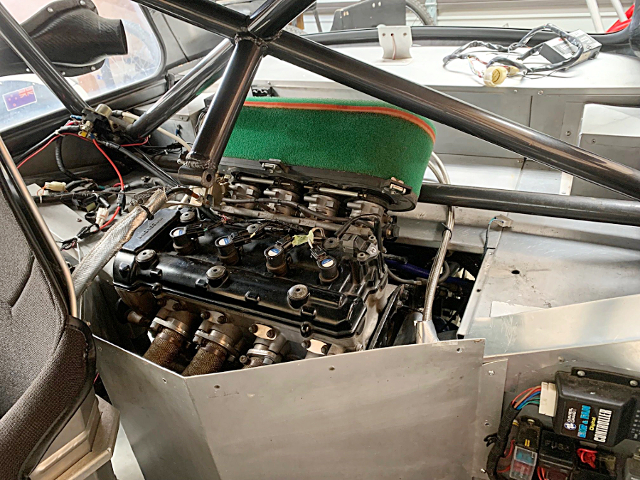 SUZUKI HAYABUSA ENGINE installed Classic Mini.