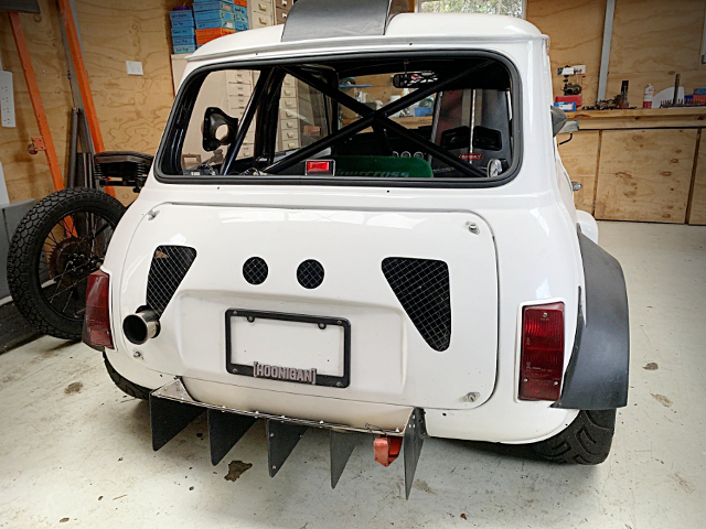 Rear exterior of CLASSIC MINI.