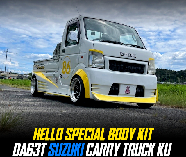 HELLO SPECIAL BODY KIT installed DA63T SUZUKI CARRY TRUCK KU.