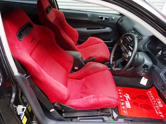 Interior of EM1 faced EJ7 CIVIC COUPE.