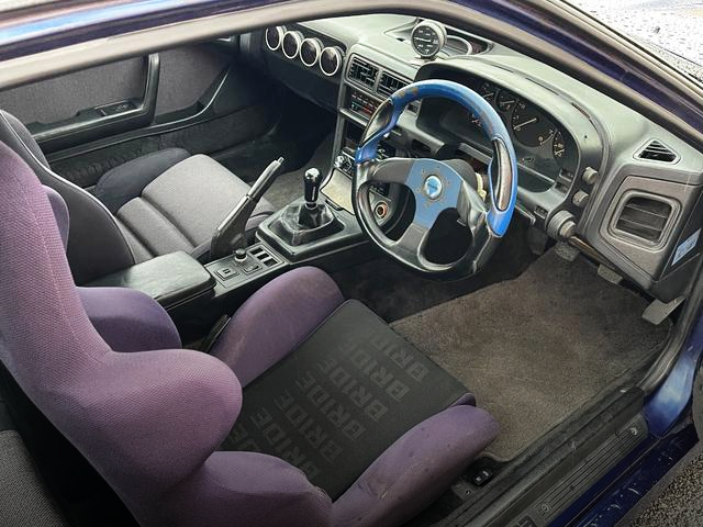 Interior of FC3S MAZDA SAVANNA RX-7 GT-R.