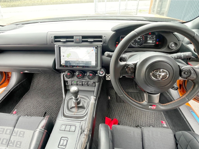 Interior of ZN8 GR86 RZ 10th ANNIVERSARY LIMITED.