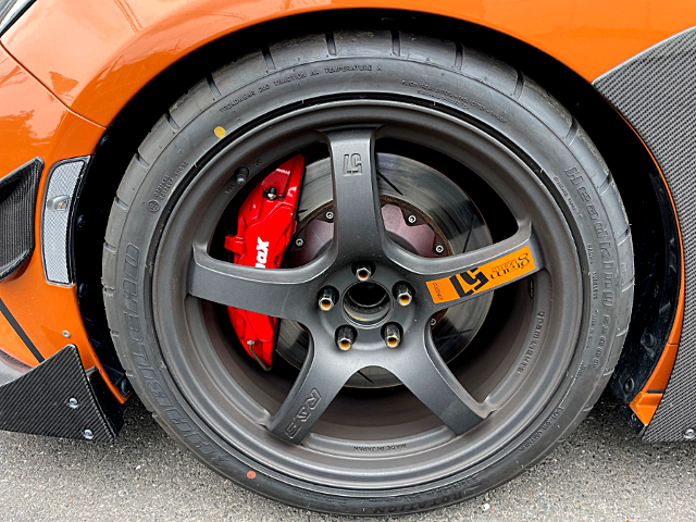 Front Caliper and rim of ZN8 GR86 RZ 10th ANNIVERSARY LIMITED.