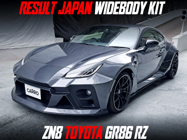 RESULT JAPAN WIDEBODY KIT installed ZN8 TOYOTA GR86 RZ.