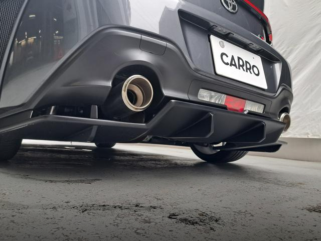 Exhaust Muffler of RESULT JAPAN WIDEBODY ZN8 TOYOTA GR86 RZ.