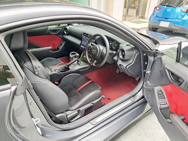Interior of RESULT JAPAN WIDEBODY ZN8 TOYOTA GR86 RZ.