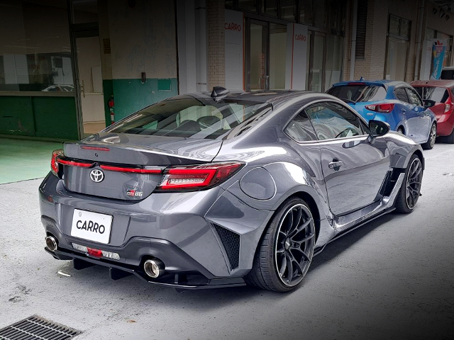 Rear exterior of RESULT JAPAN WIDEBODY ZN8 TOYOTA GR86 RZ.