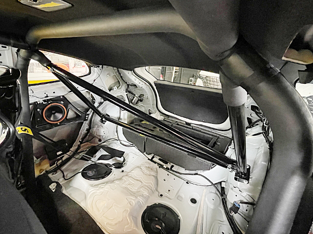 Roll cage installed PANDEM WIDEBODY GXPA16 GR YARIS 1.6RZ HIGH PERFORMANCE FIRST EDITION.