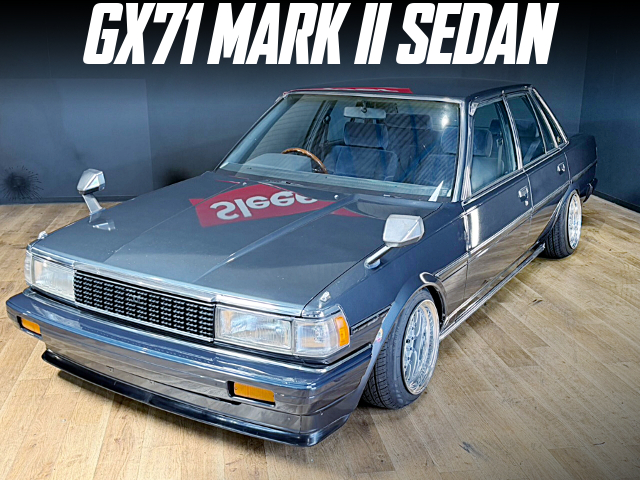 JDM style modified GX71 MARK II SEDAN.