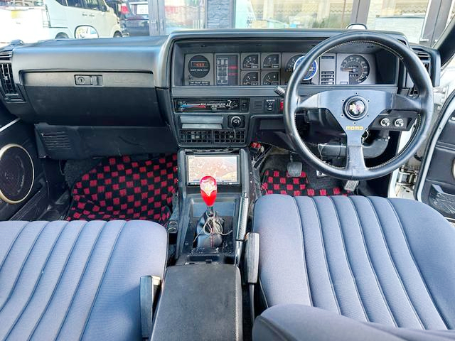 Interior of HGC211 SKYLINE 4-DOOR GT-EX.