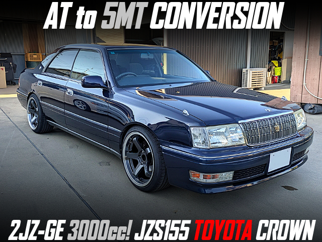 JZS155 TOYOTA CROWN With AT to 5MT CONVERSION.