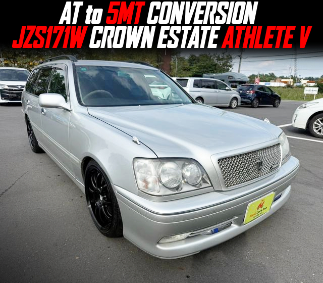 JZS171W CROWN ESTATE ATHLETE V With AT to 5MT CONVERSION.