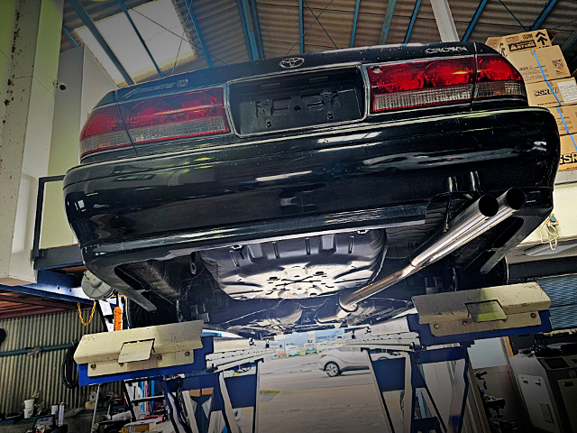 Exhaust Muffler of WIDEBODY JZS171 CROWN ATHLETE V.