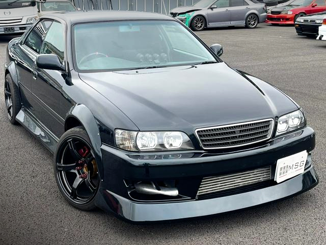 Front exterior of WIDEBODY JZX100 CHASER TOURER-V.