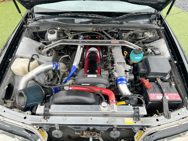 VVT-i 1JZ-GTE turbo engine of WIDEBODY JZX100 MARK II TOURER-V.
