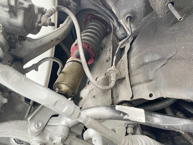 Coilover installed JZX110W MARK II BLIT 2.5 iR-V.