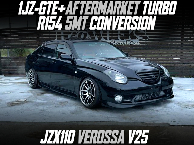 1JZ-GTE+AFTERMARKET TURBO, R154 5MT CONVERSION, modified JZX110 VEROSSA V25.