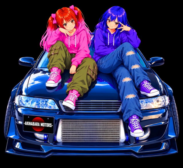 JZX90 マークII & PINKちゃん&藍姉さん