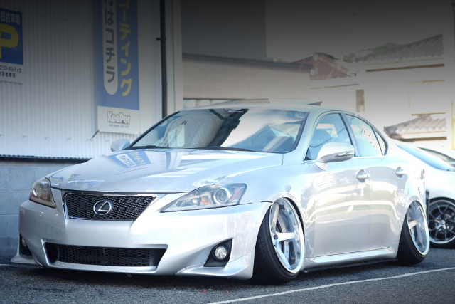 Front exterior of Stance Custom 2nd Gen LEXUS IS250.