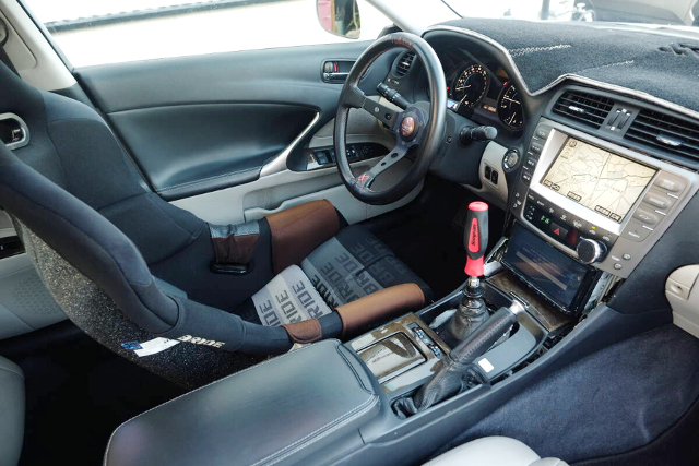6MT Interior of Stance Custom 2nd Gen LEXUS IS250.