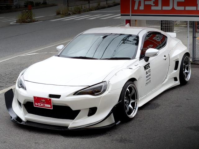 Front exterior of PANDEM WIDEBODY ZN6 TOYOTA 86GT.
