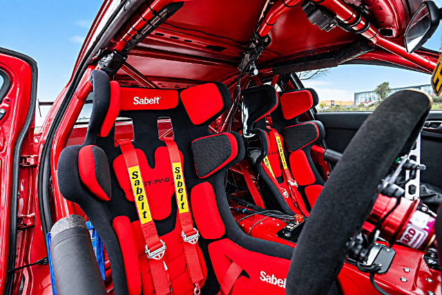 Seats of MAZDA RX-8.