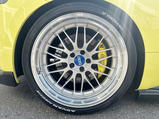 Rear Rim of PHOENIX'S POWER modified 500HP RZ34 FAIRLADY Z PROTO SPEC.