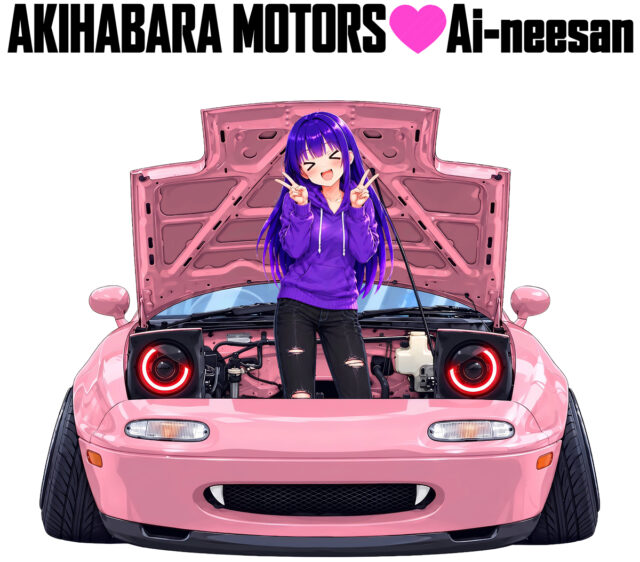 藍姉さん×ピンクNAロードスター エンジン脱着記念！