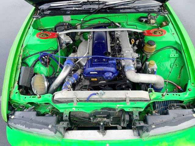VVT-i 1JZ Turbo Engine installed S13 NISSAN SILVIA.
